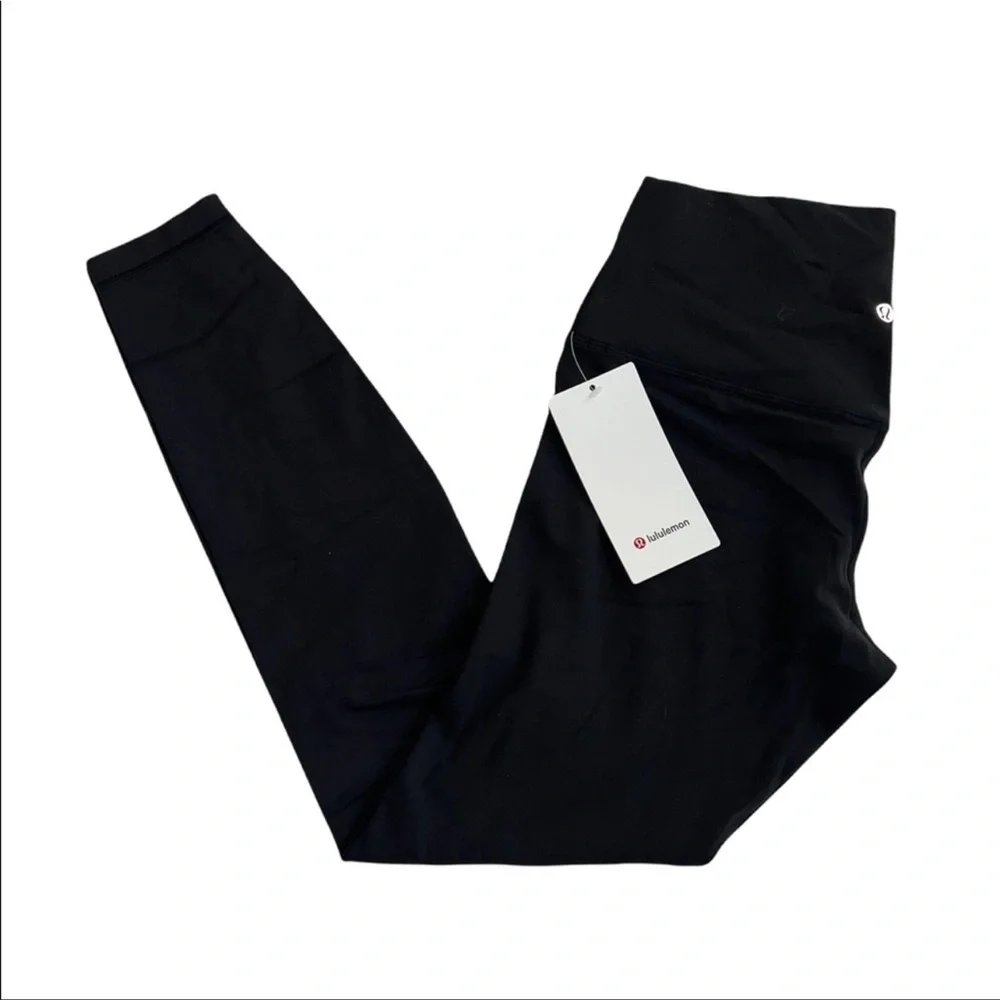 NWT Lululemon Align High Rise Pant 28"  Black - Picture 11 of 12